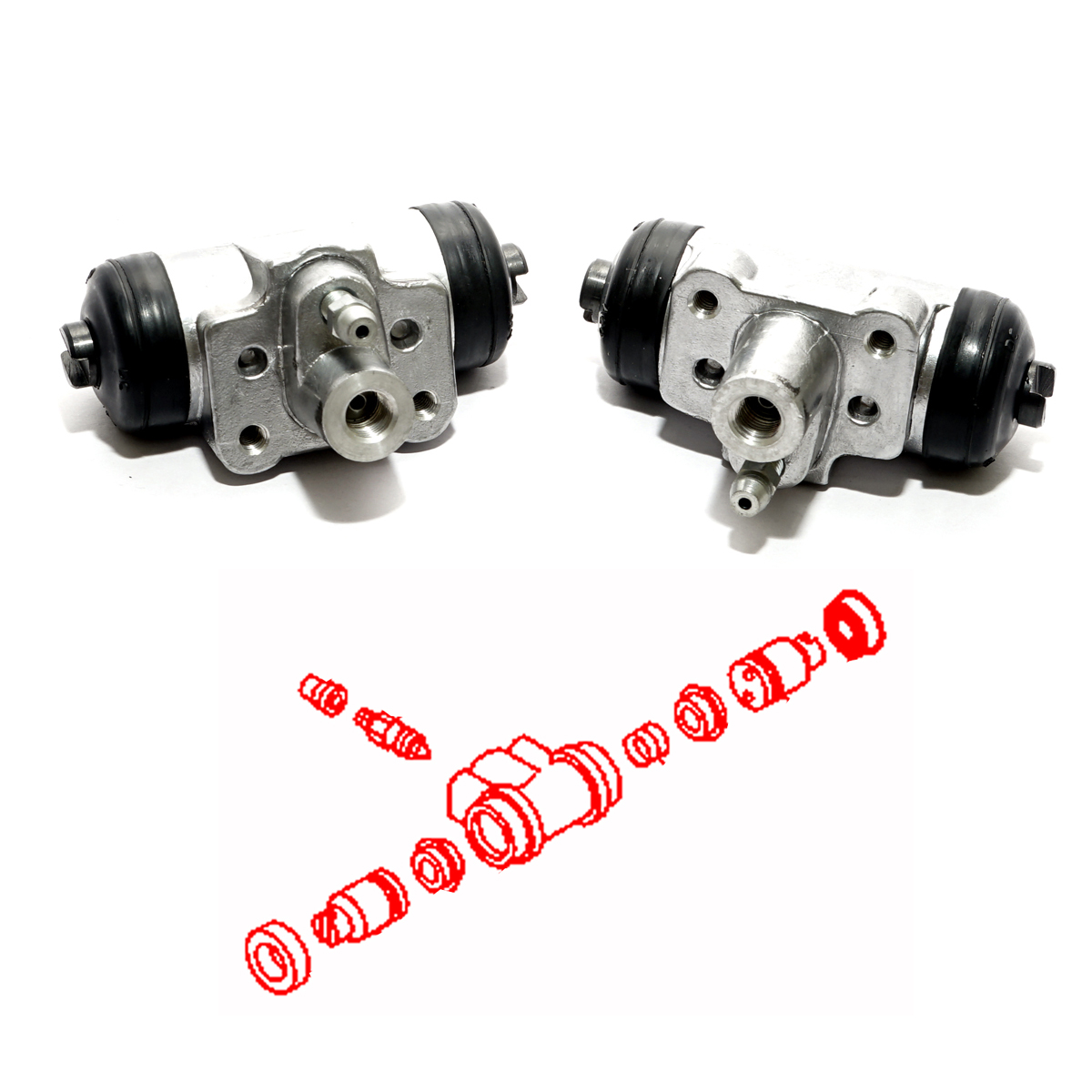 Fit 06-17 Isuzu Alterra MU-X UCR85 UCS86 4JJ1 15/16 Rear Wheel Brake Cylinder LR - Picture 4 of 6