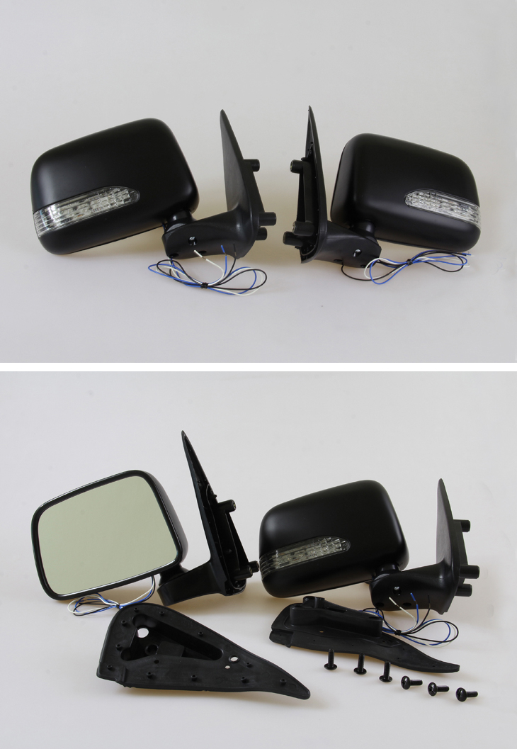 DOOR MIRROR W LED FIT TOYOTA HILUX 6th GEN SURF TIGER LN145