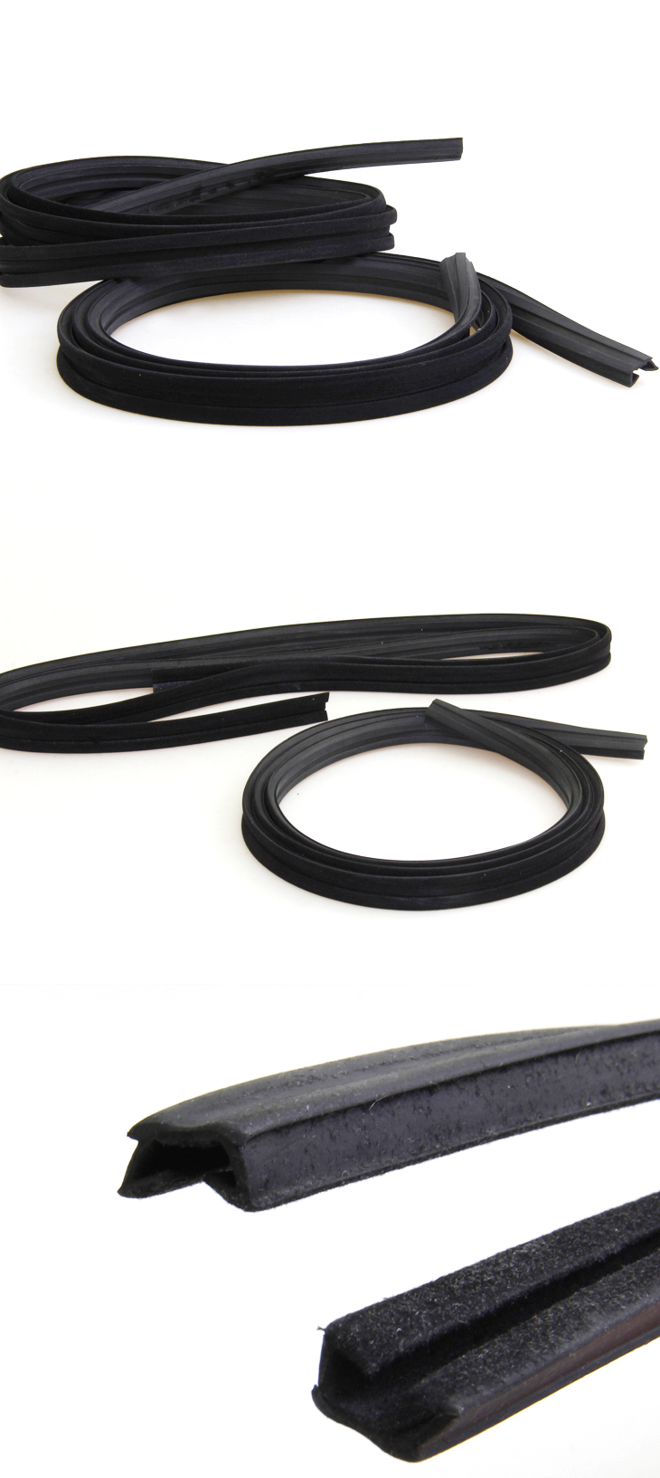DATSUN BLUEBIRD 410 510 610 810 GLASS RUN CHANNEL PAIR