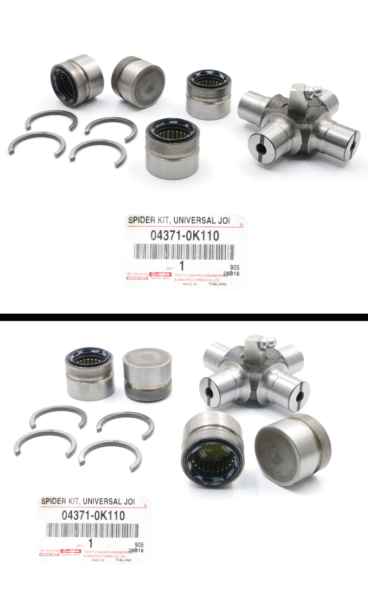 パーツ YUKI OEM Spider Kit Universal Joint Set For 2004-2013 Toyota