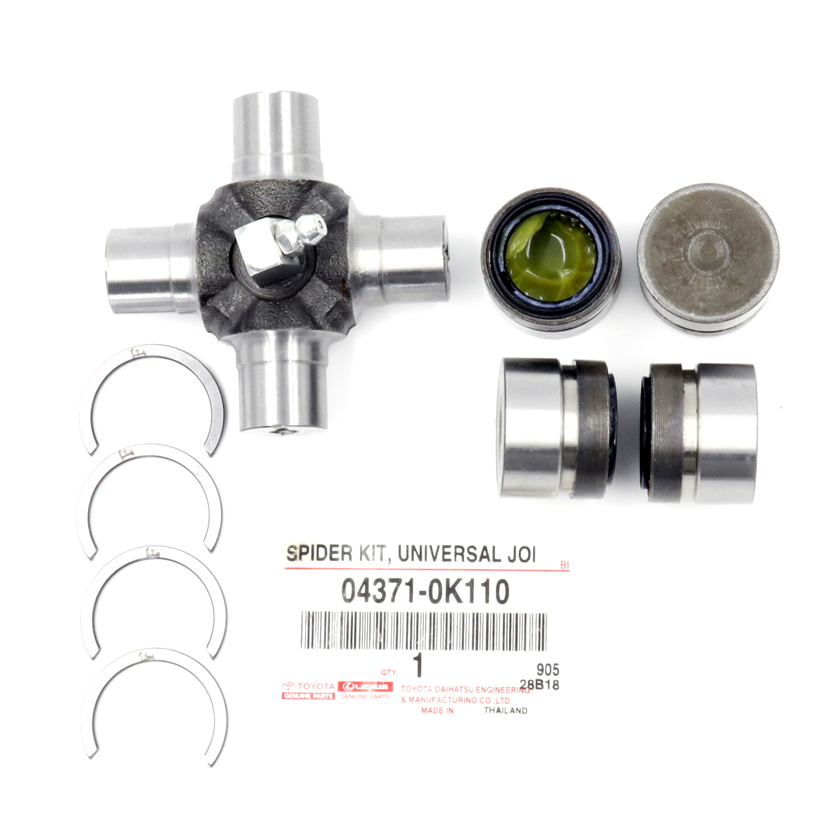 SPIDER KIT UNIVERSAL JOINT SET FOR TOYOTA HILUX VIGO CHAMP SR5 KUN26